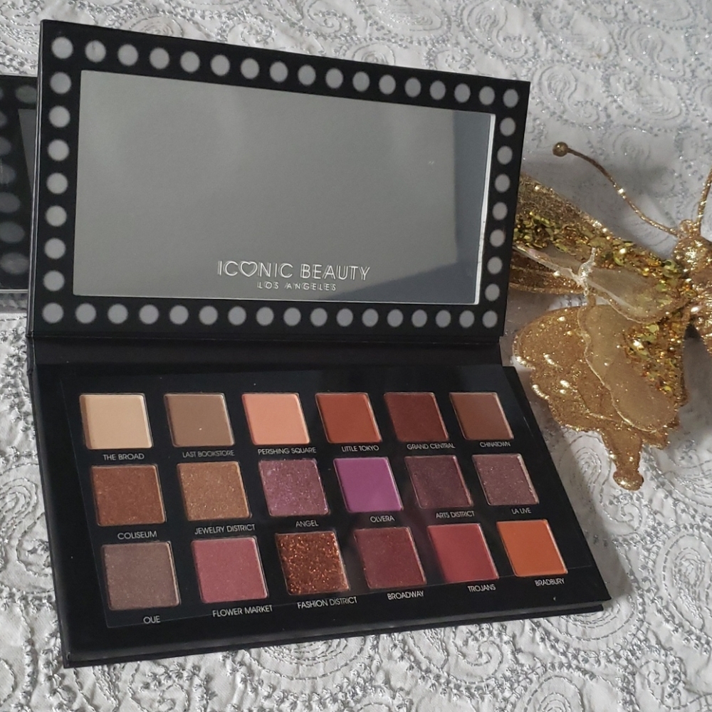 Eyeshadow palette faces